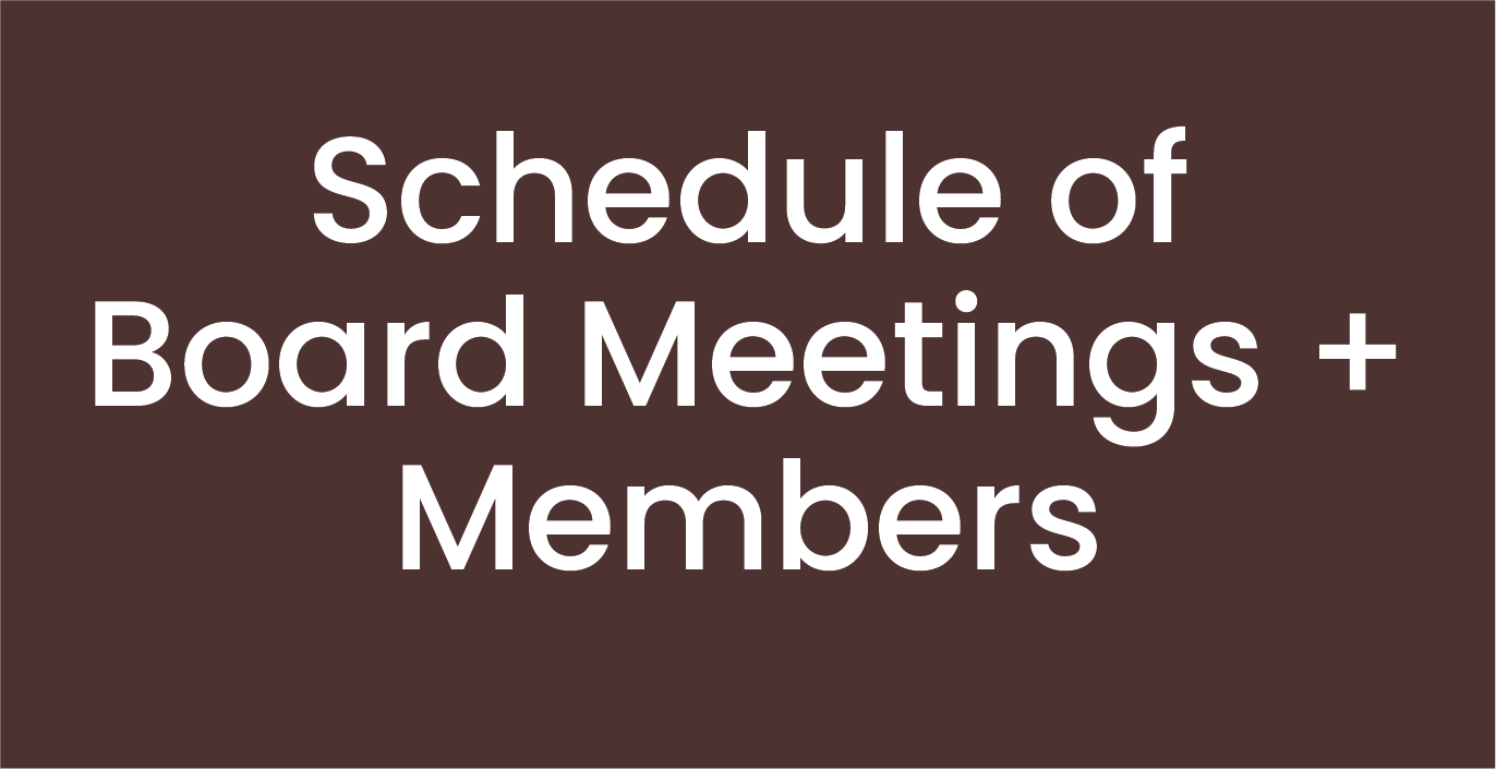 Schedule of Board Minutes and Members