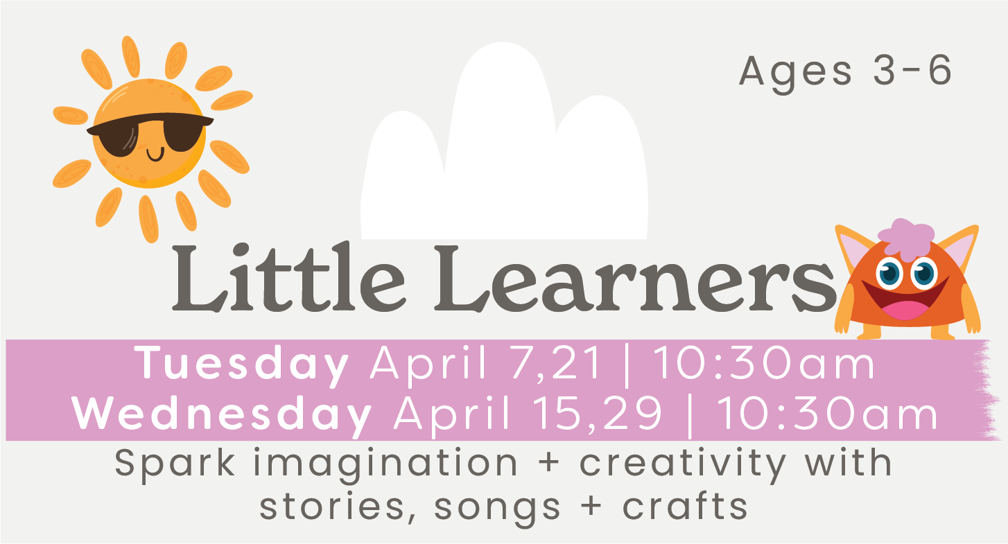 Little Learners Story Time (ages 3-6)