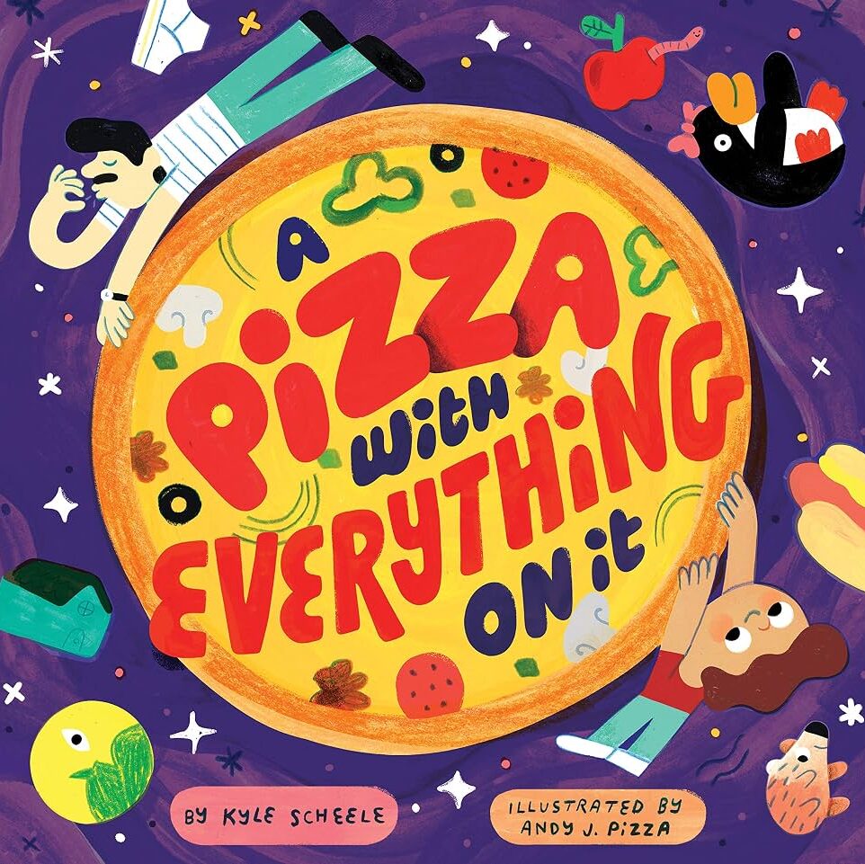 A Pizza With Everything On It