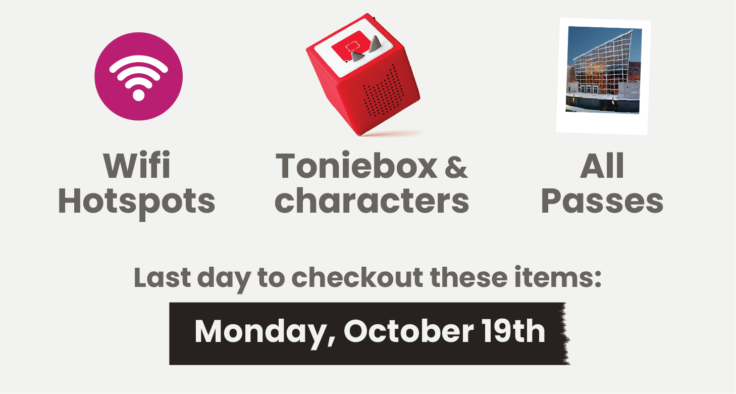 Last day to check out these items